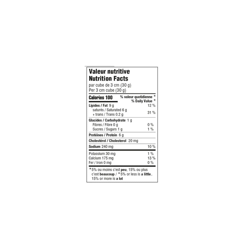 valeur nutritive halloumi biologique L'Ancêtre - La Boite à Grains