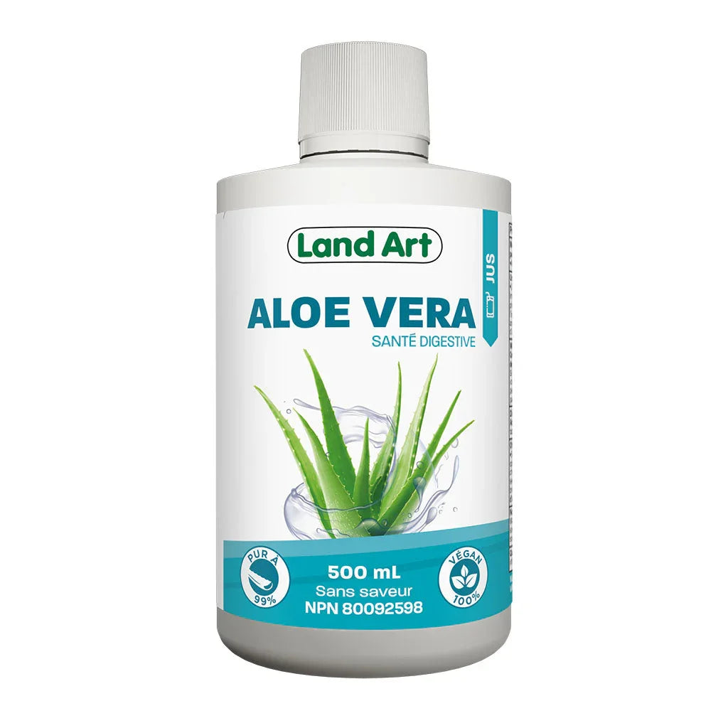 aloe vera juice unflavored nature Land Art - La Boite à Grains