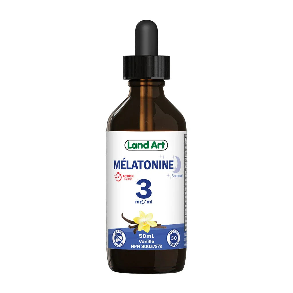 land art melatonin 3 mg vanilla 50 ml