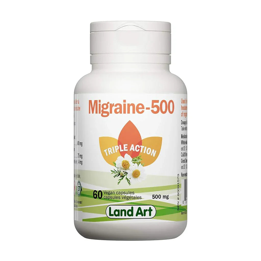 Migraine-500 Triple Action Land Art - La Boite à Grains