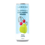 Landish Pear Cherry Sparkling Water with Marine Collagen - La Boite à Grains