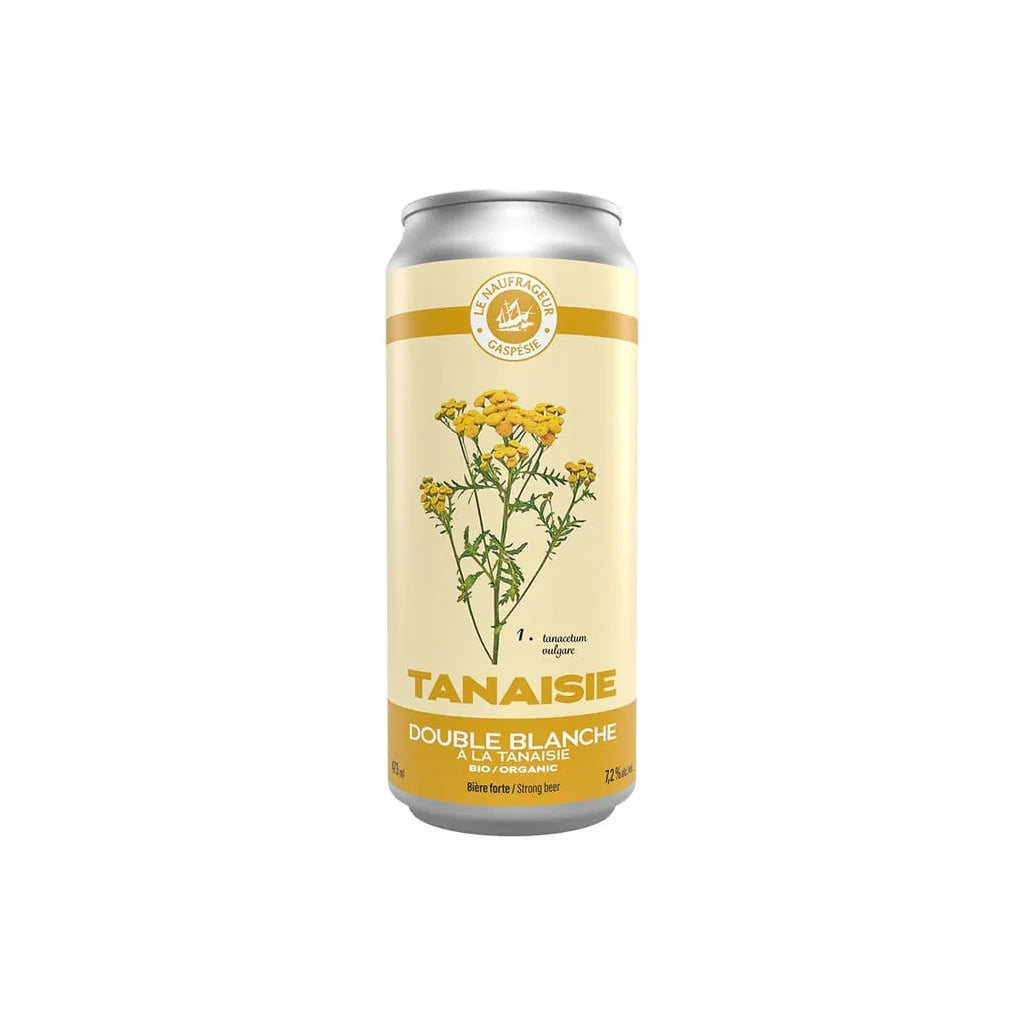 Le Naufrageur organic double white Tansy beer - La Boite à Grains