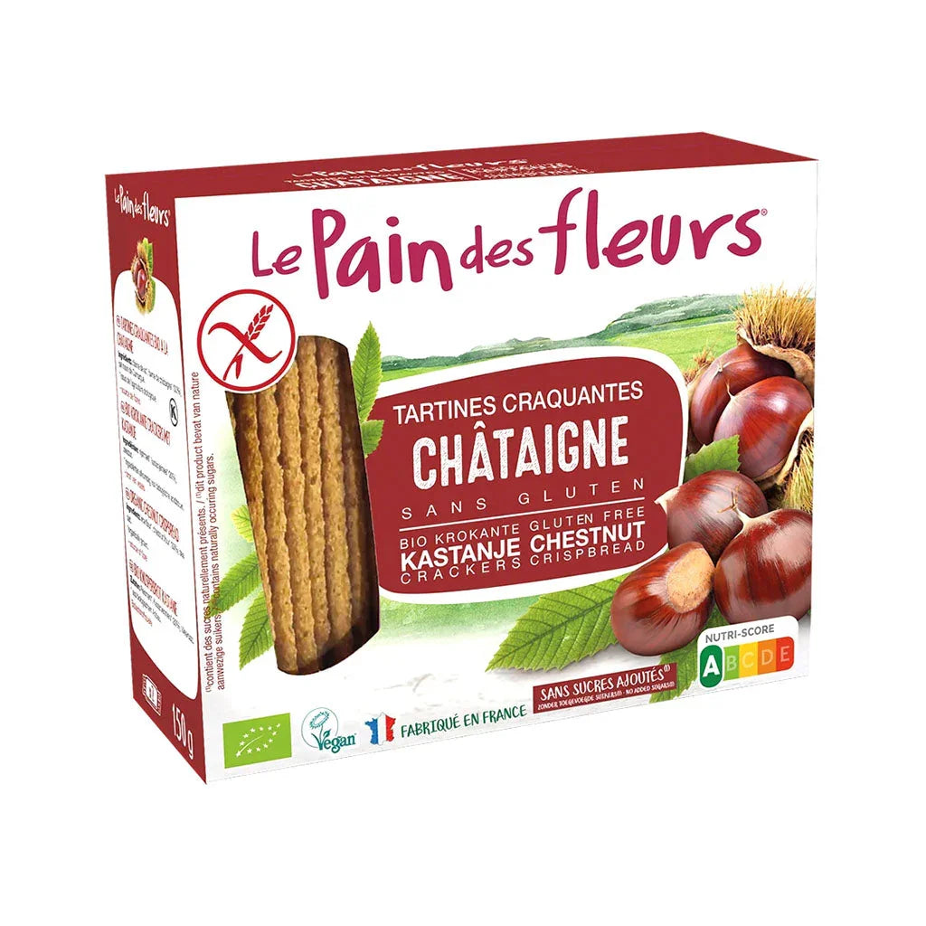 crunchy chestnut toast Le Pain des Fleurs - La Boite à Grains