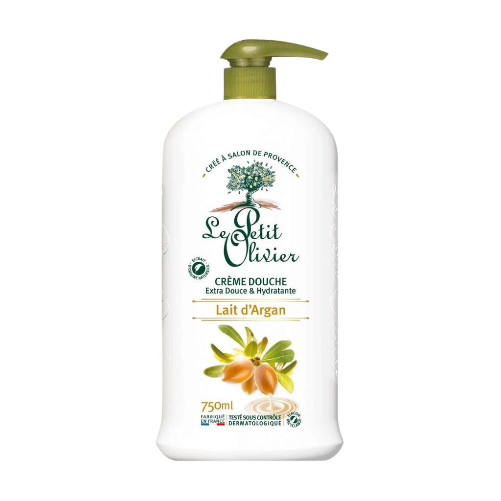 crème douche lait d'argan Le Petit Olivier - La Boite à Grains