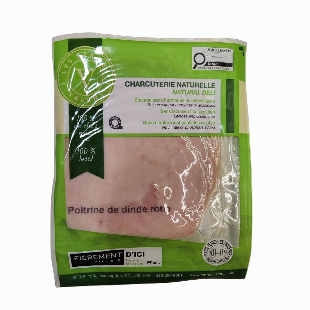 poitrine de dinde rôtie Les Fermes Valens - La Boite à Grains