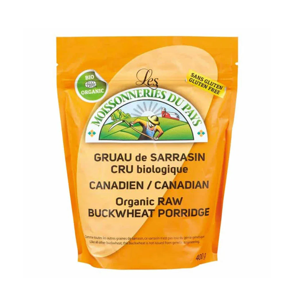 Gruau de Sarrasin Biologique Cru Les Moissonneries du Pays 400 g - La Boite à Grains