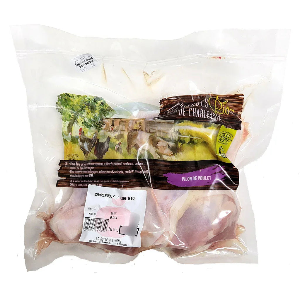 pilons de poulet biologiques - La Boite à Grains
