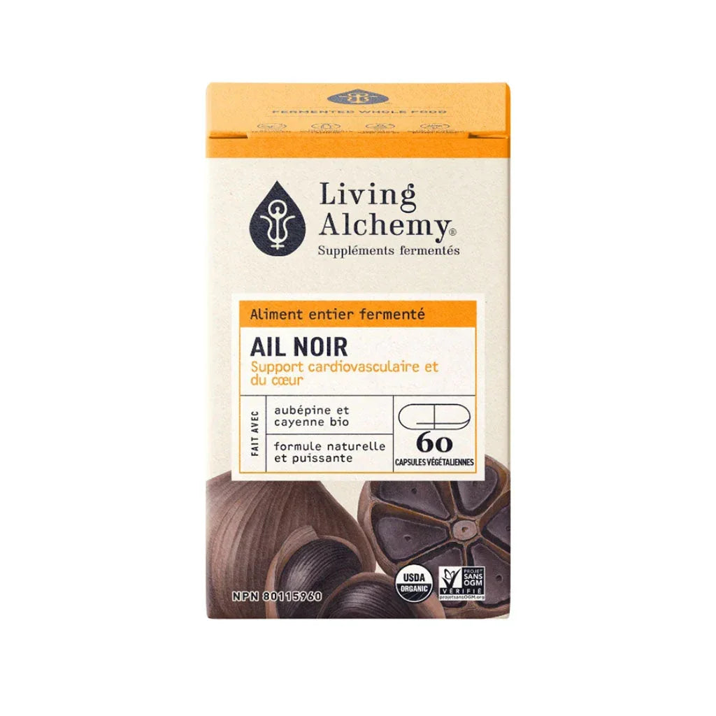 living alchemy black garlic fermented whole food - La Boite à Grains