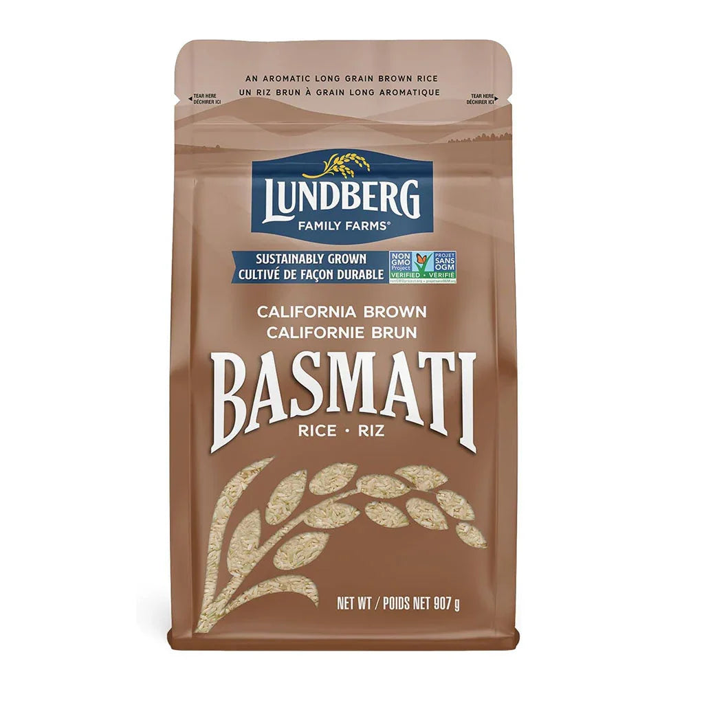lundberg riz basmati Californie brun 907 g - La Boite à Grains