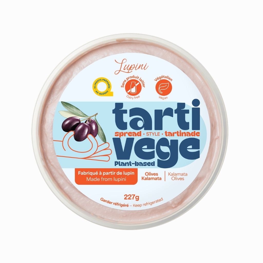 tarti végé lupin olives Kalamata Lupini - La Boite à Grains