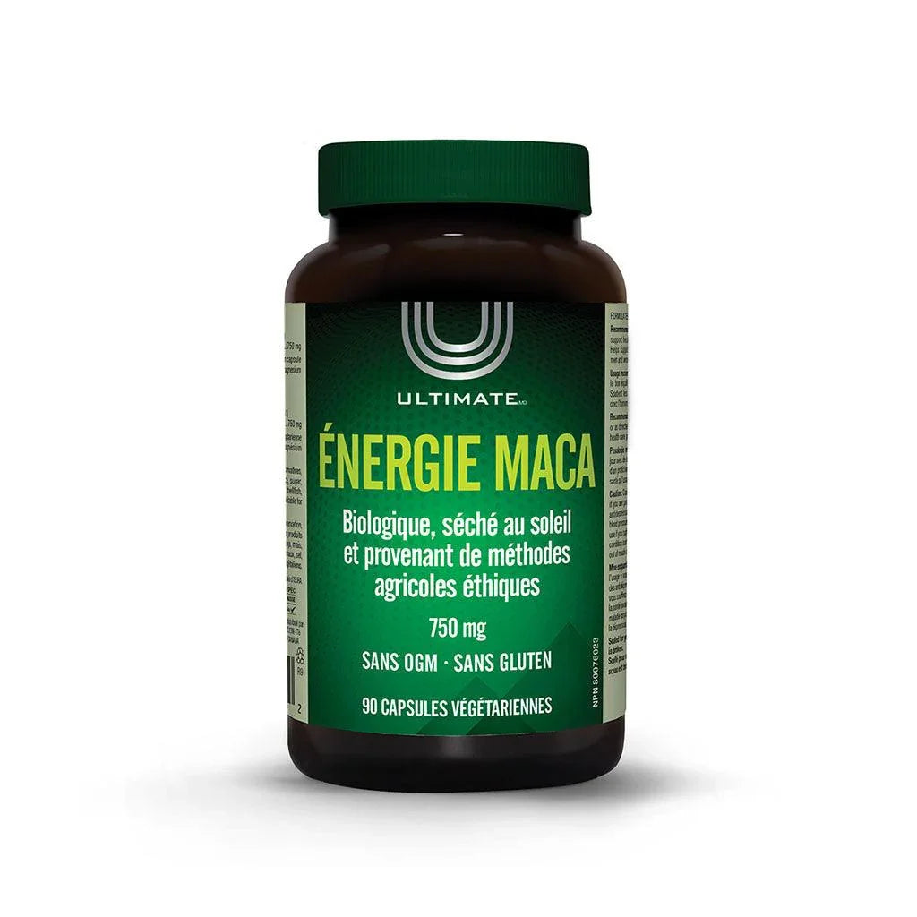 Maca Energy 750 mg Organic Ultimate - La Boite à Grains