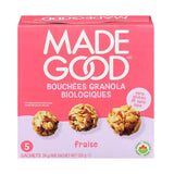 bouchées granola biologiques fraise Made Good - La Boite à Grains