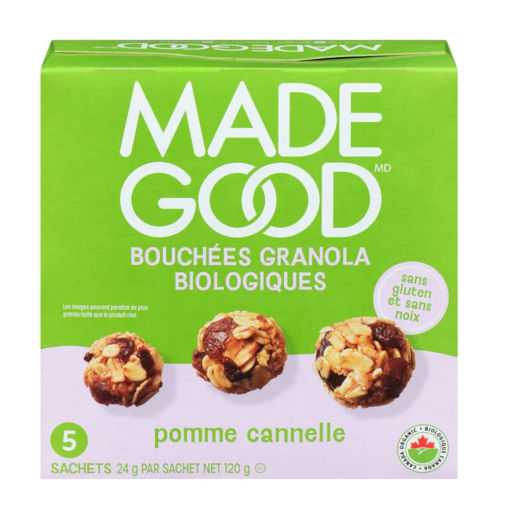 Made Good apple cinnamon granola bites - La Boite à Grains