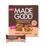carrés granola croquants avoine et chocolat noir Made Good - La Boite à Grains