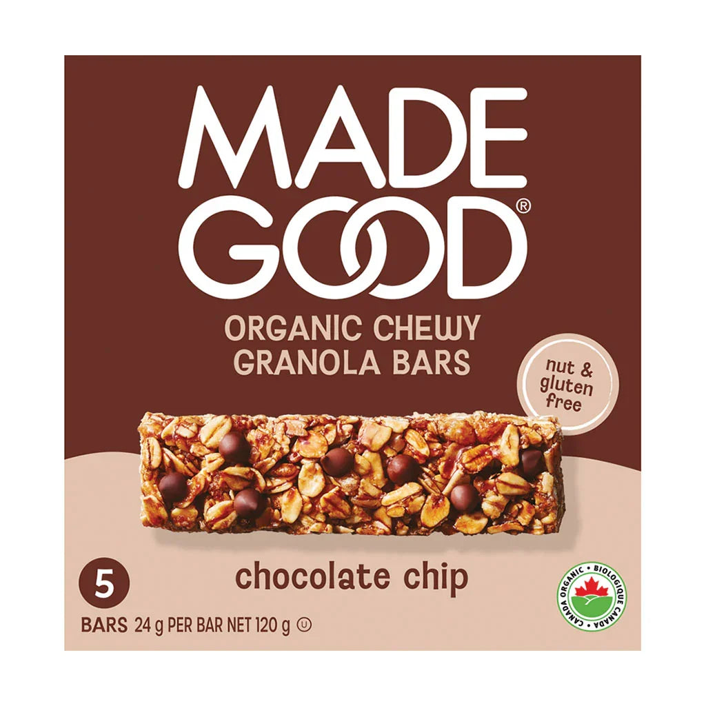 organic chewy granola bars chocolate chip Made Good - La Boite à Grains