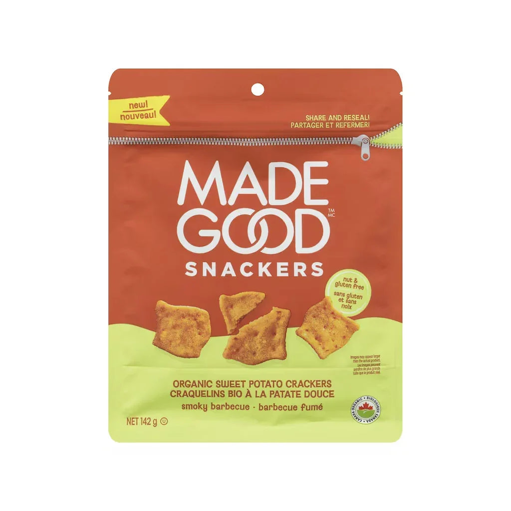 Made Good organic sweet potato crackers - La Boite à Grains