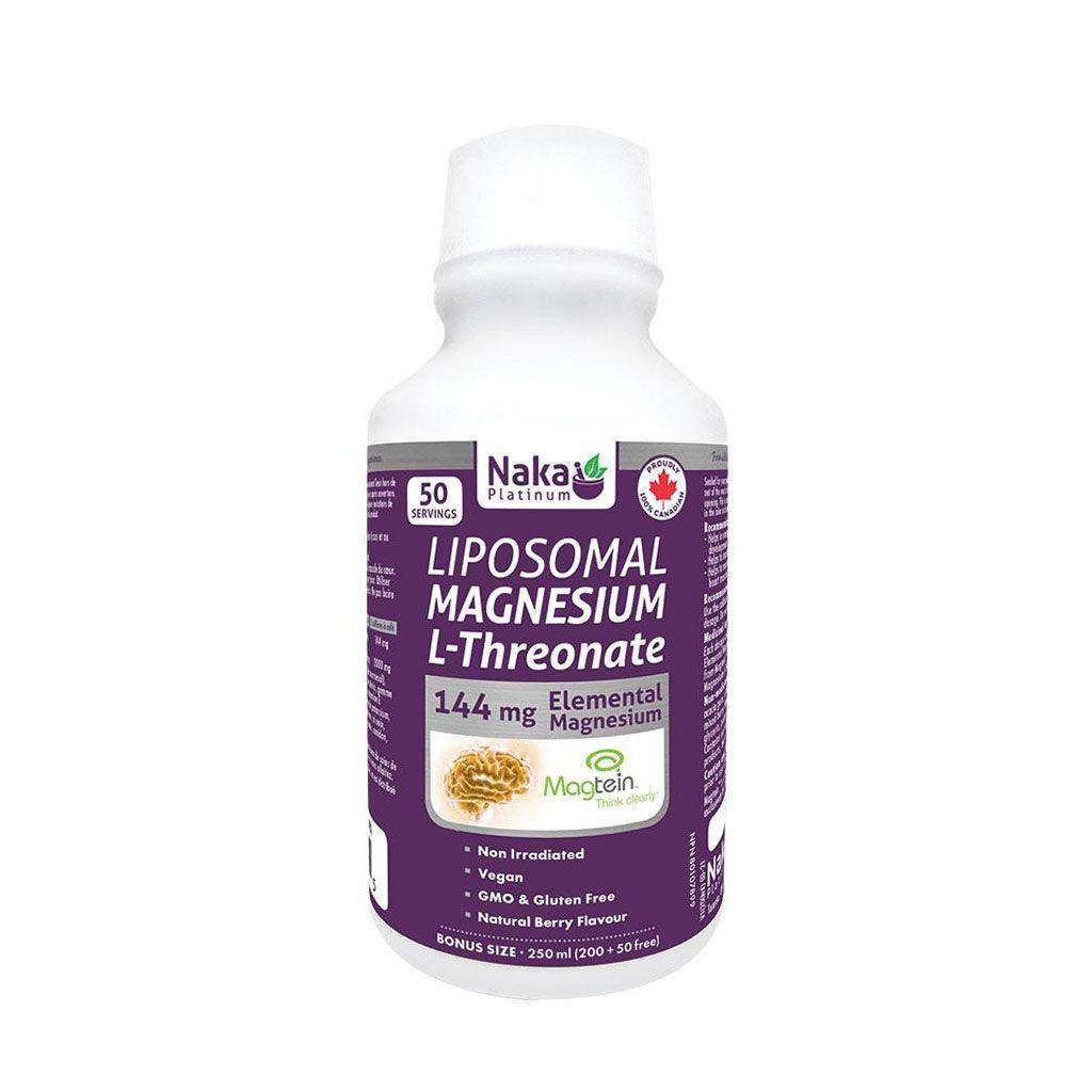 Magnesium L-Threonate Liposomal Naka Platinum - La Boite à Grains