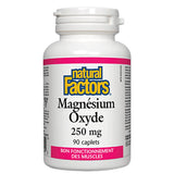 Magnesium Oxide 250 mg Natural Factors - La Boite à Grains
