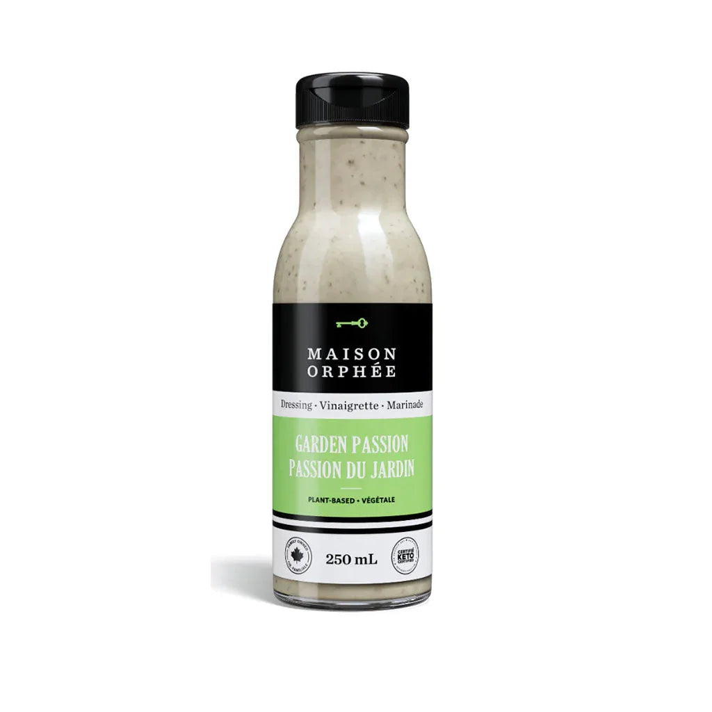 maison orphée vinaigrette passion du jardin 250 ml