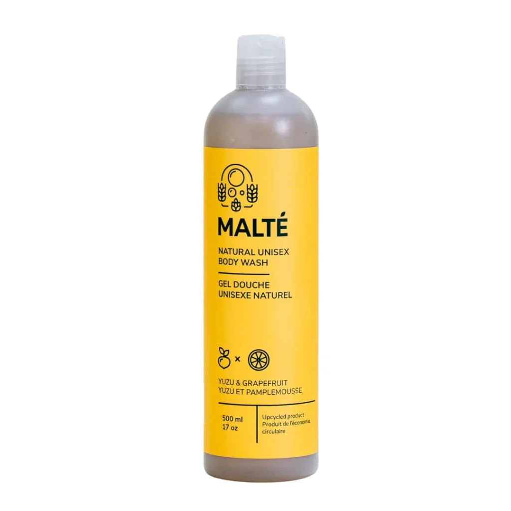 natural unisex shower gel yuzu and grapefruit Malté - La Boite à Grains