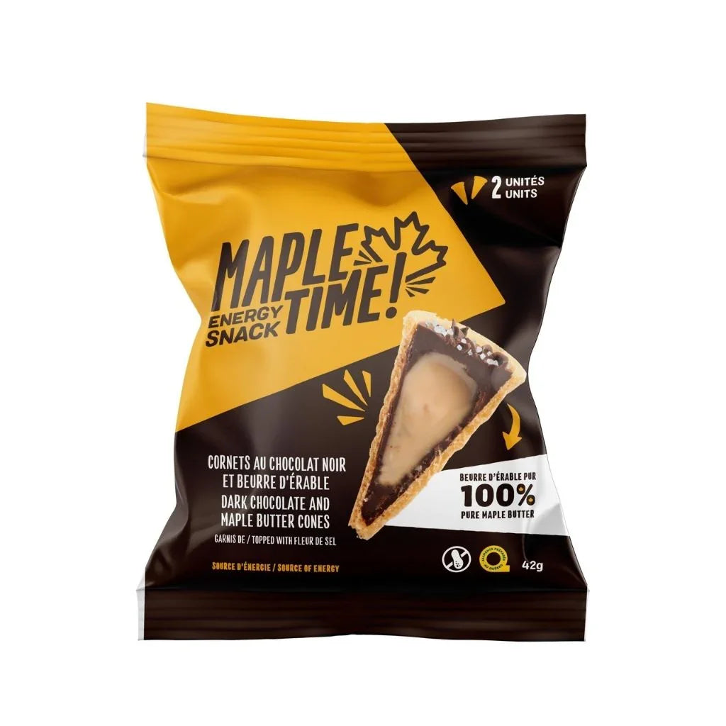 cornets au chocolat noir et beurre d'érable Maple Time L'Érable au fil du temps - La Boite à Grains