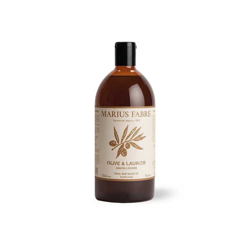 olive and laurel liquid soap Marius Fabre - La Boite à Grains