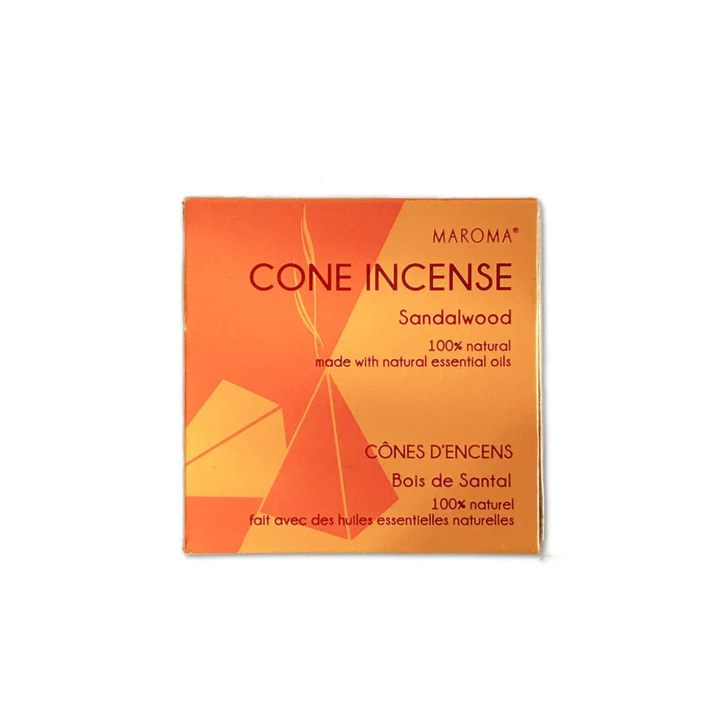 maroma sandalwood incense cones - La Boite à Grains