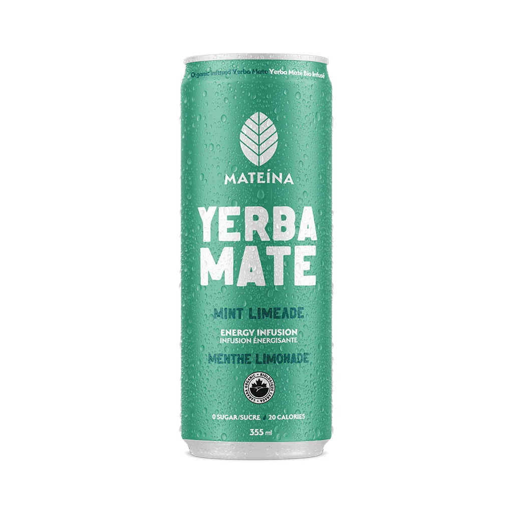 organic yerba mate mint lemonade Mateina - La Boite à Grains