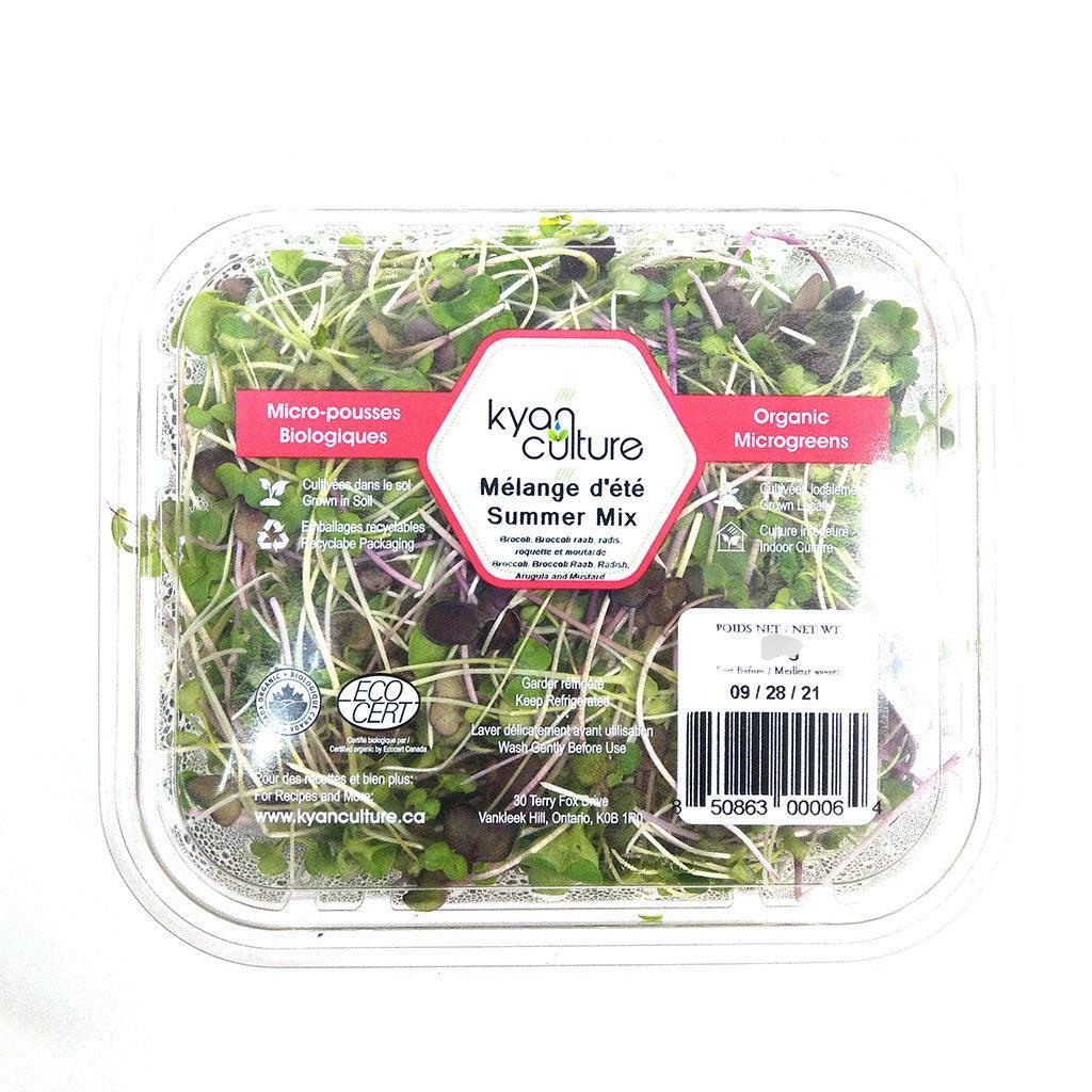 Kyan Culture Organic Microgreens Summer Mix - La Boite à Grains