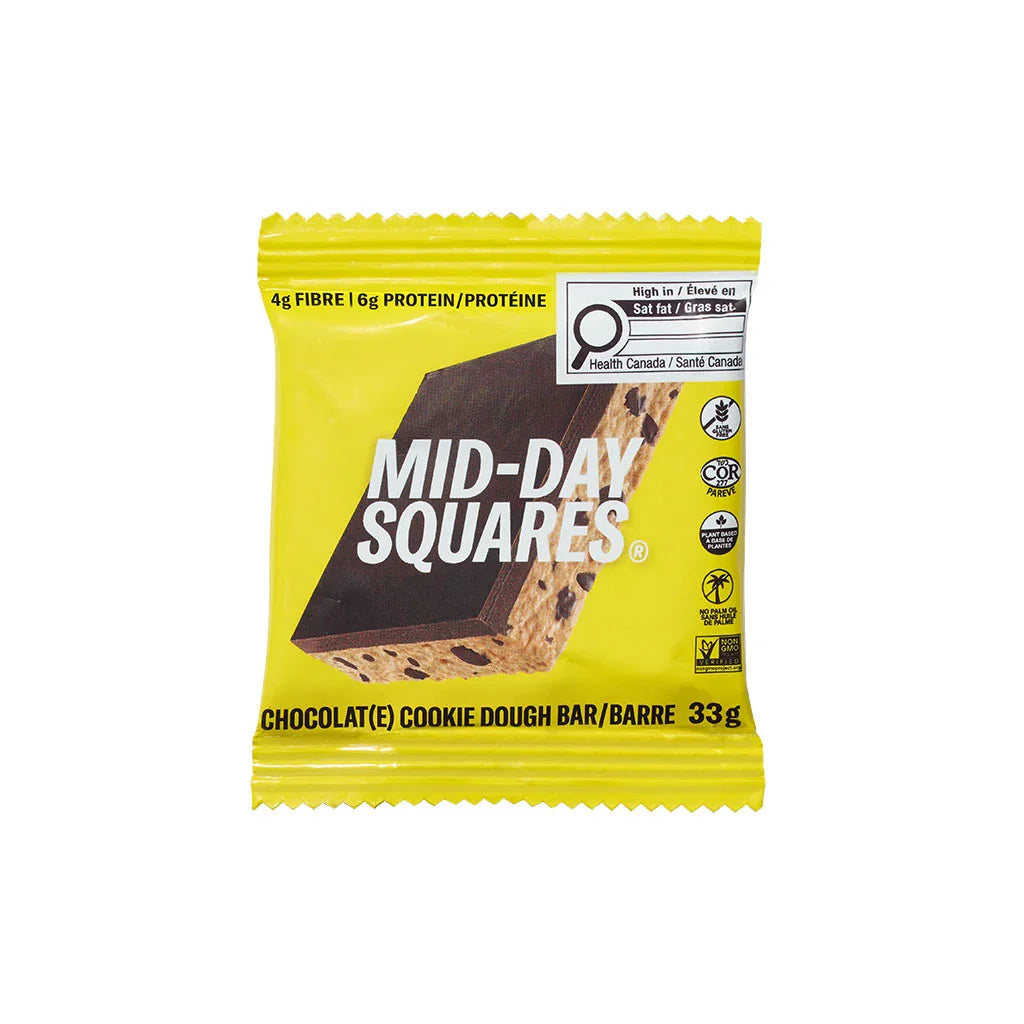 Mid-Day Squares Chocolate Cookie Dough Bar - La Boite à Grains