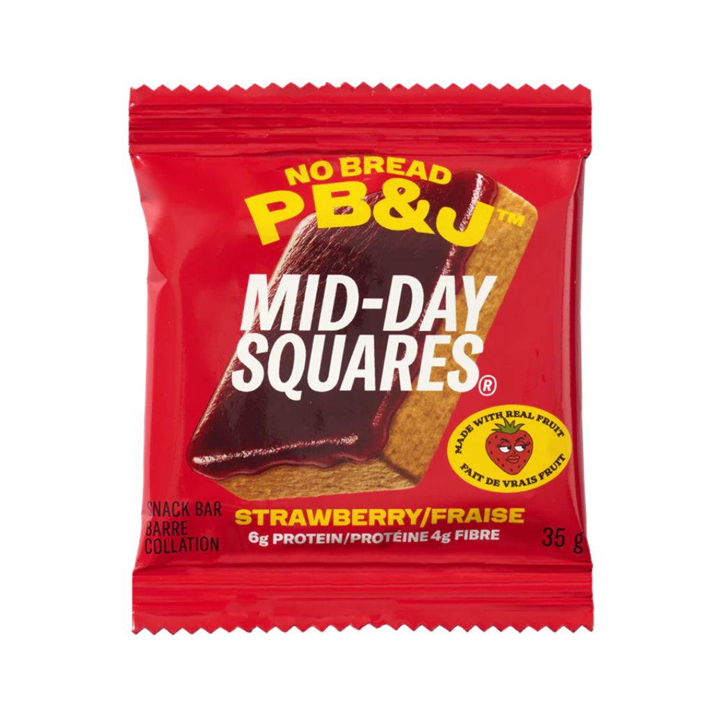 Midday Squares No Bread PB&J fraise - La Boite à Grains