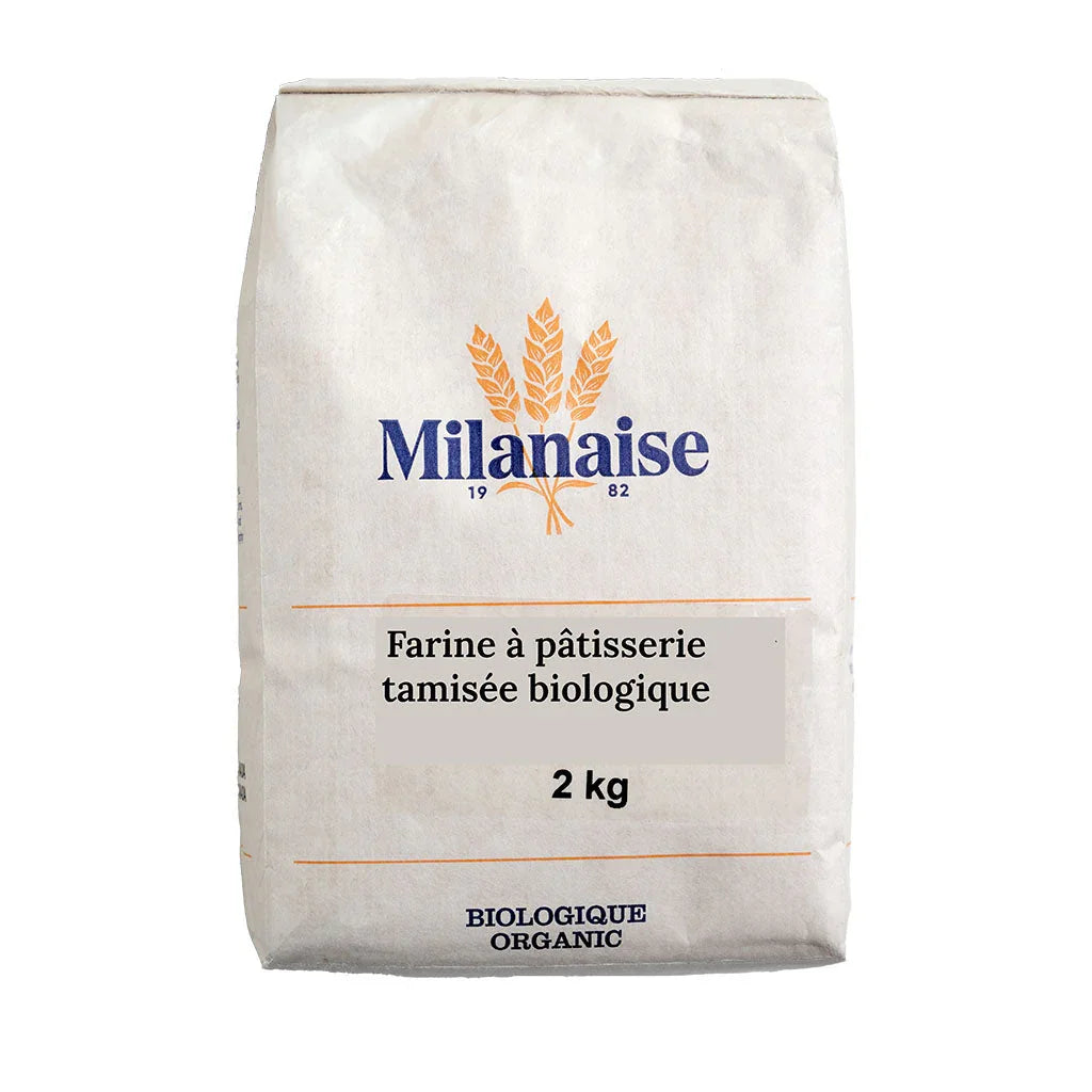Milanaise organic sifted pastry flour - La Boite à Grains