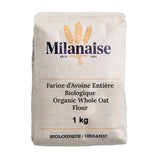 organic whole oat flour Milanaise - La Boite à Grains