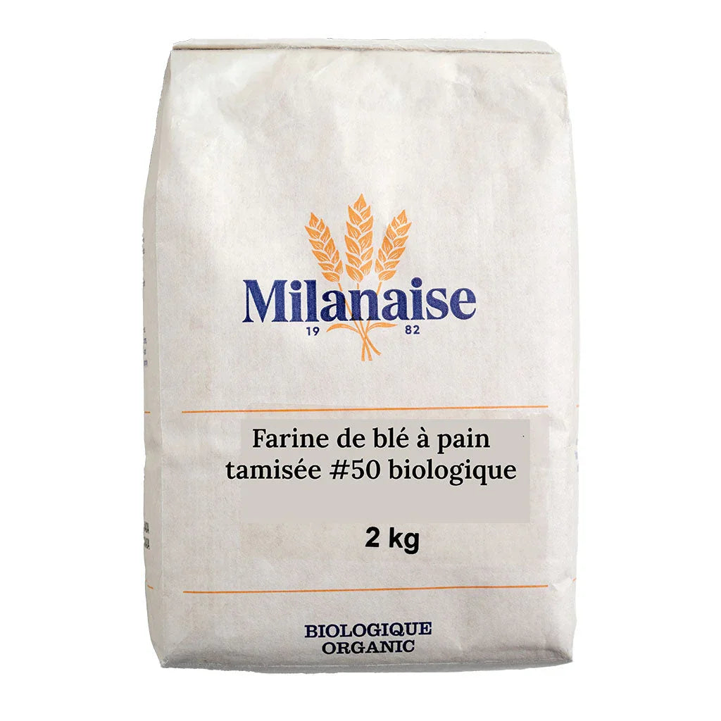 farine de blé  pain tamisée biologique Milanaise - La Boite à Grains