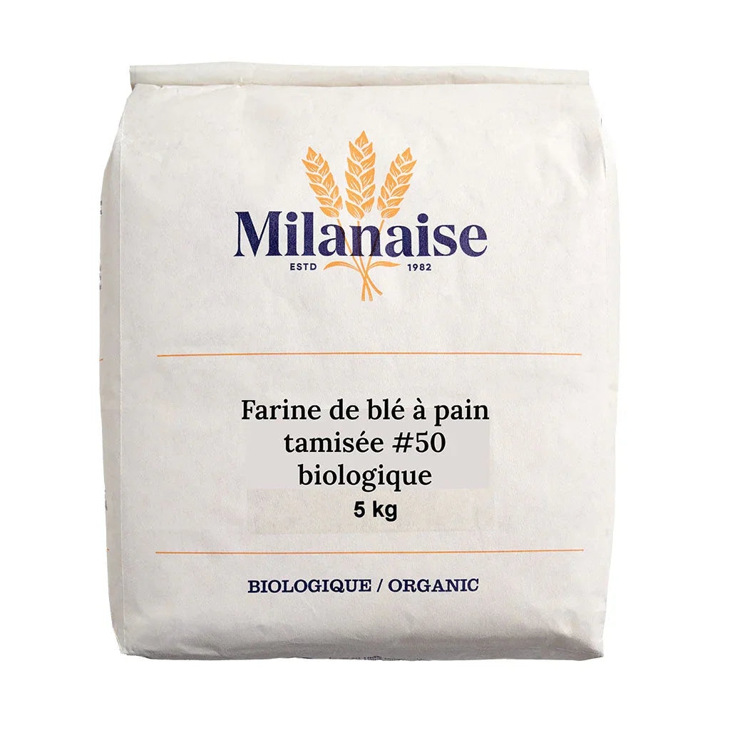 Milanaise organic sifted bread wheat flour - La Boite à Grains