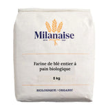 farine de blé entier à pain biologique Milanaise - La Boite à Grains