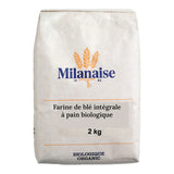 whole wheat organic bread flour Milanaise - La Boite à Grains