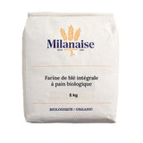 whole wheat organic bread flour Milanaise - La Boite à Grains