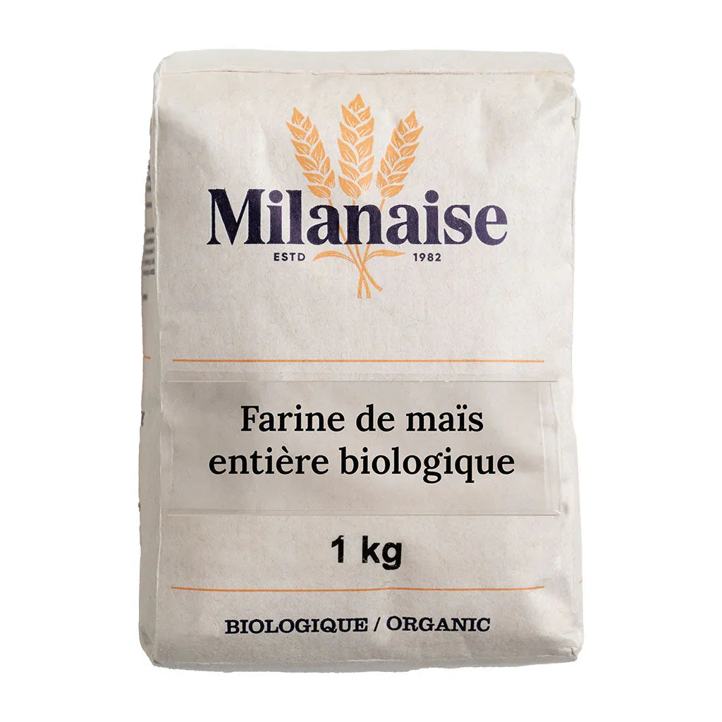 Milanaise organic whole corn flour - La Boite à Grains