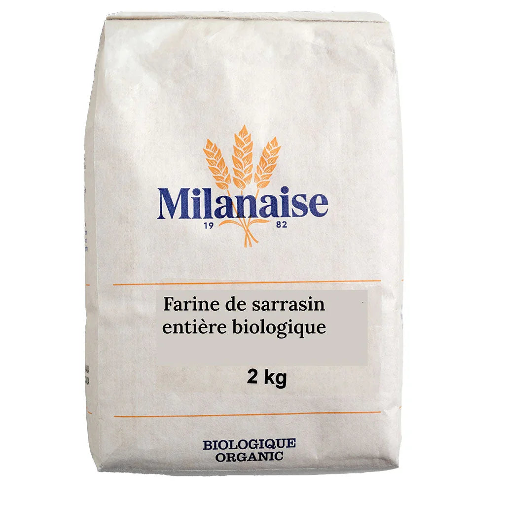 Milanaise organic whole buckwheat flour - La Boite à Grains