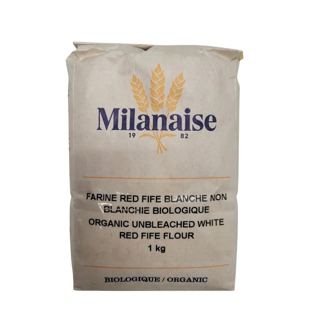 farine Red Fife blanche non blanchie biologique Milanaise - La Boite à Grains