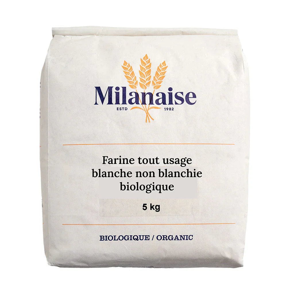 farine tout usage blanche non blanchie biologique Milanaise - La Boite à Grains