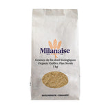 Milanaise organic golden flax seeds - La Boite à Grains