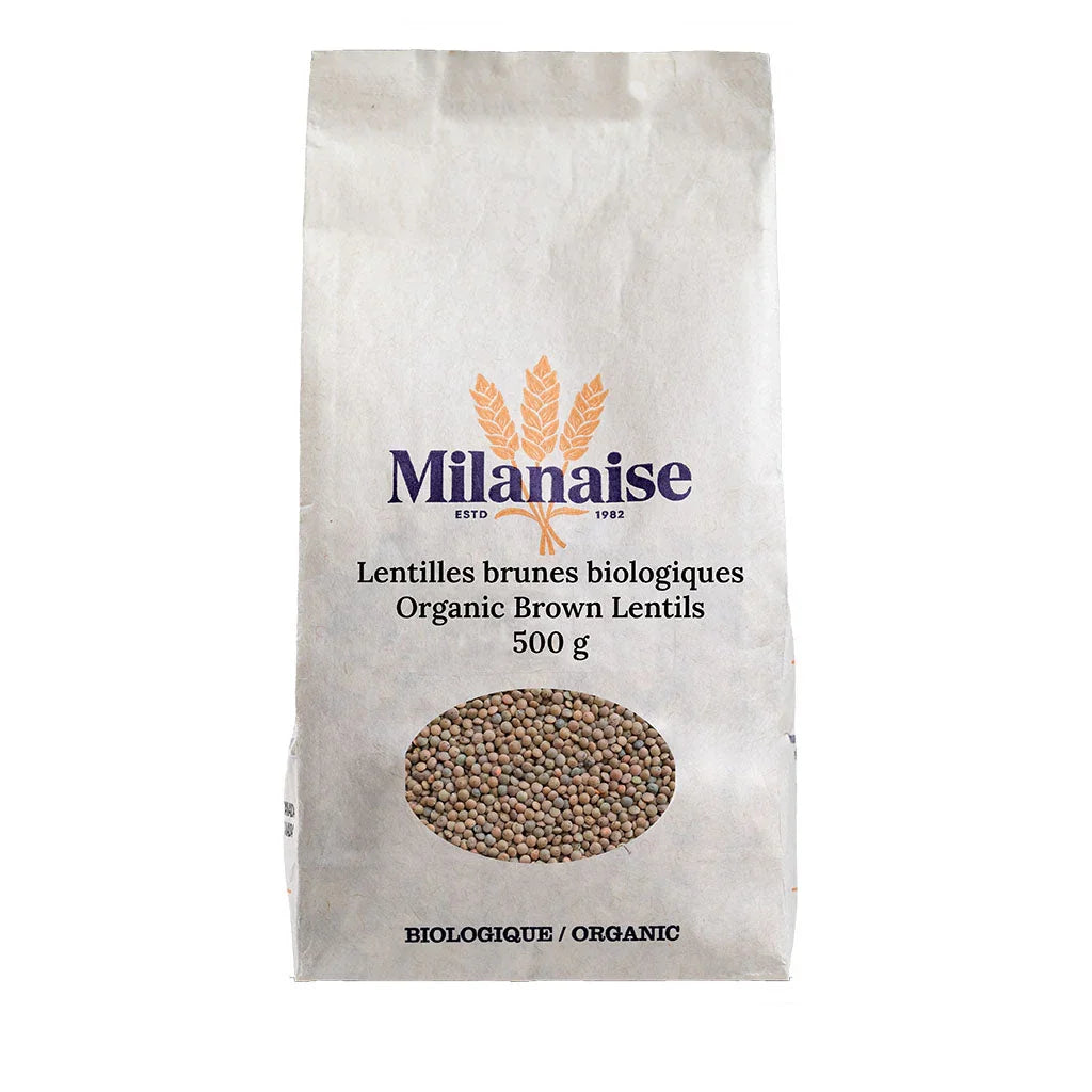 lentilles brunes biologiques Milanaise - La Boite à Grains