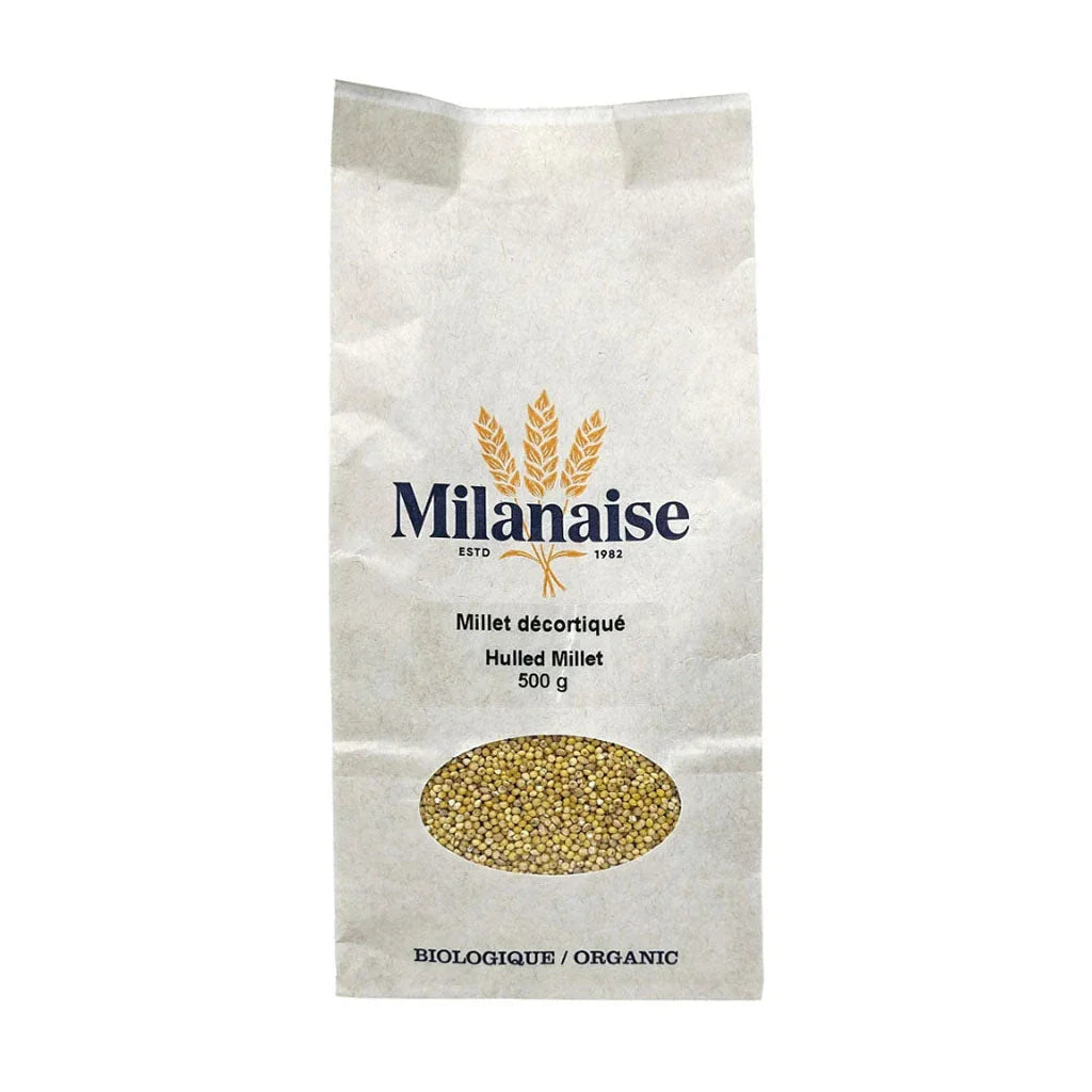 milanaise millet décortiqué biologique 500 g - La Boite à Grains