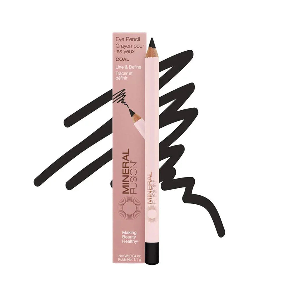 Coal Black Mineral Fusion eye pencil - La Boite à Grains