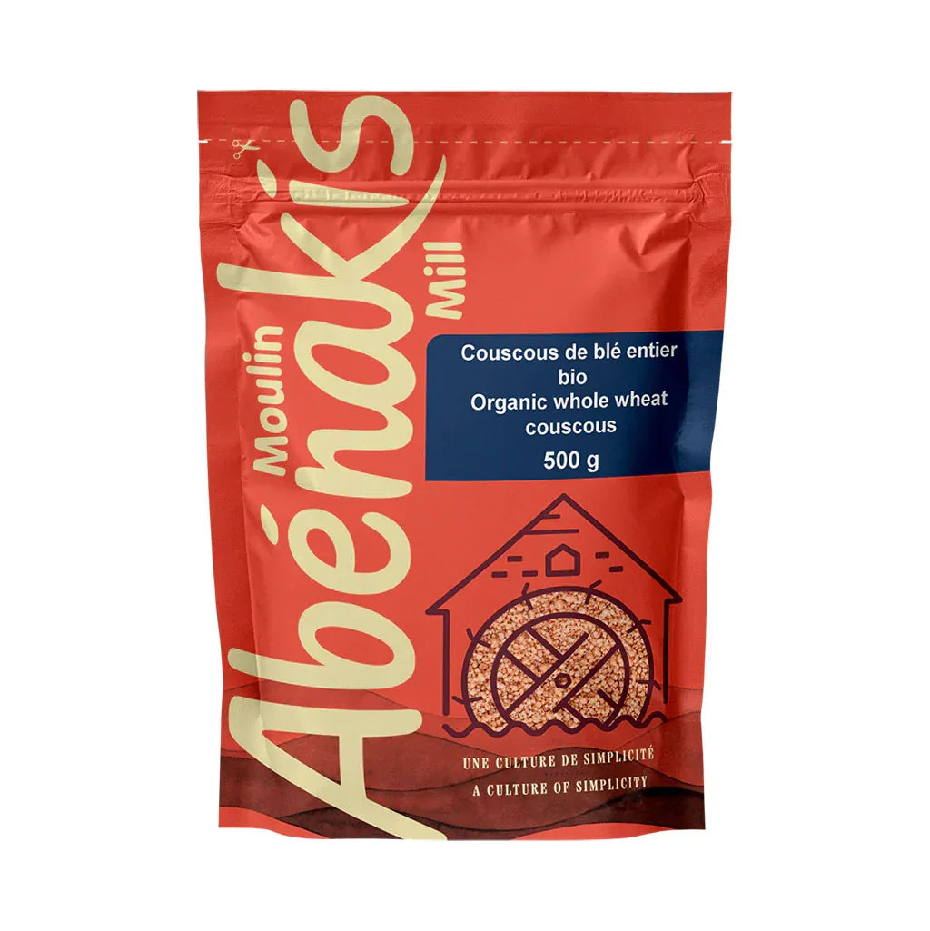 organic whole wheat couscous Moulin Abénakis - La Boite à Grains