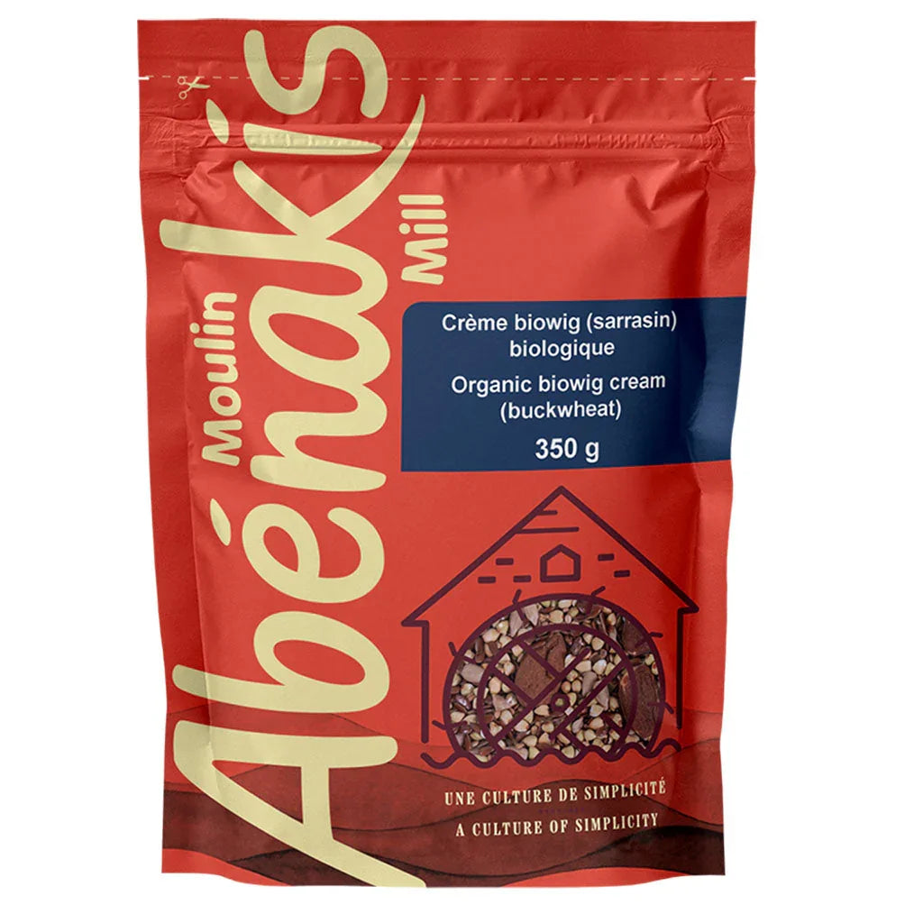 moulin abénakis crème biowig sarrasin biologique 350 g