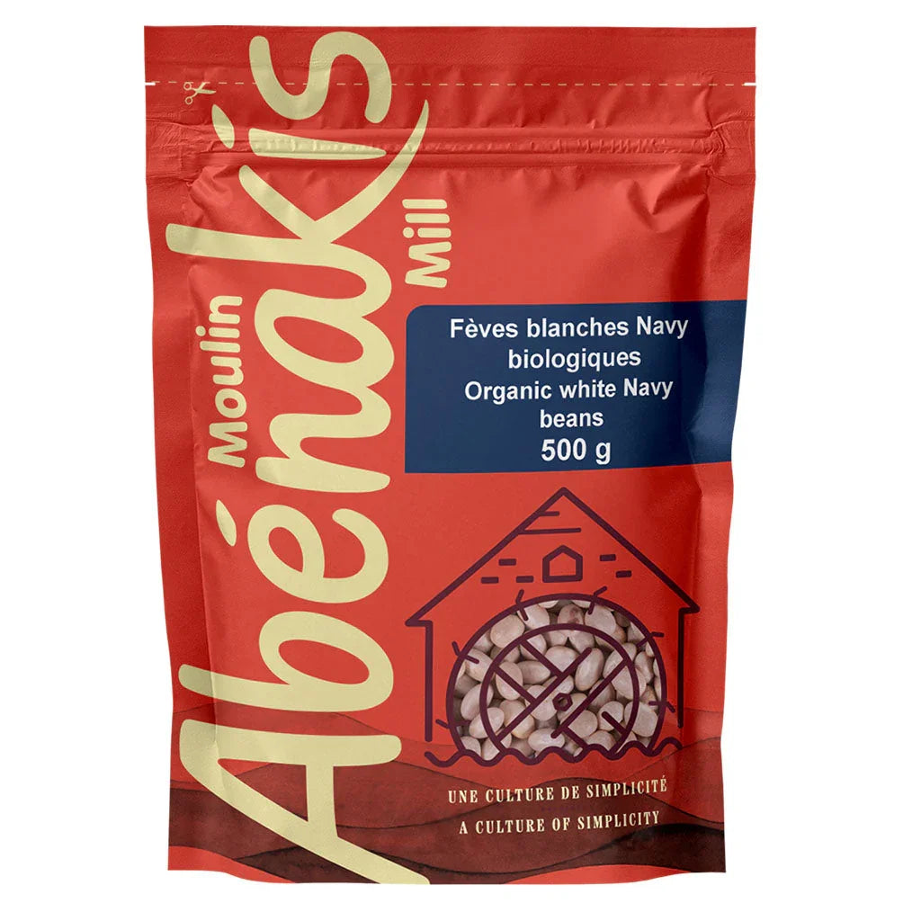 Abenaki mill organic navy white beans 500 g