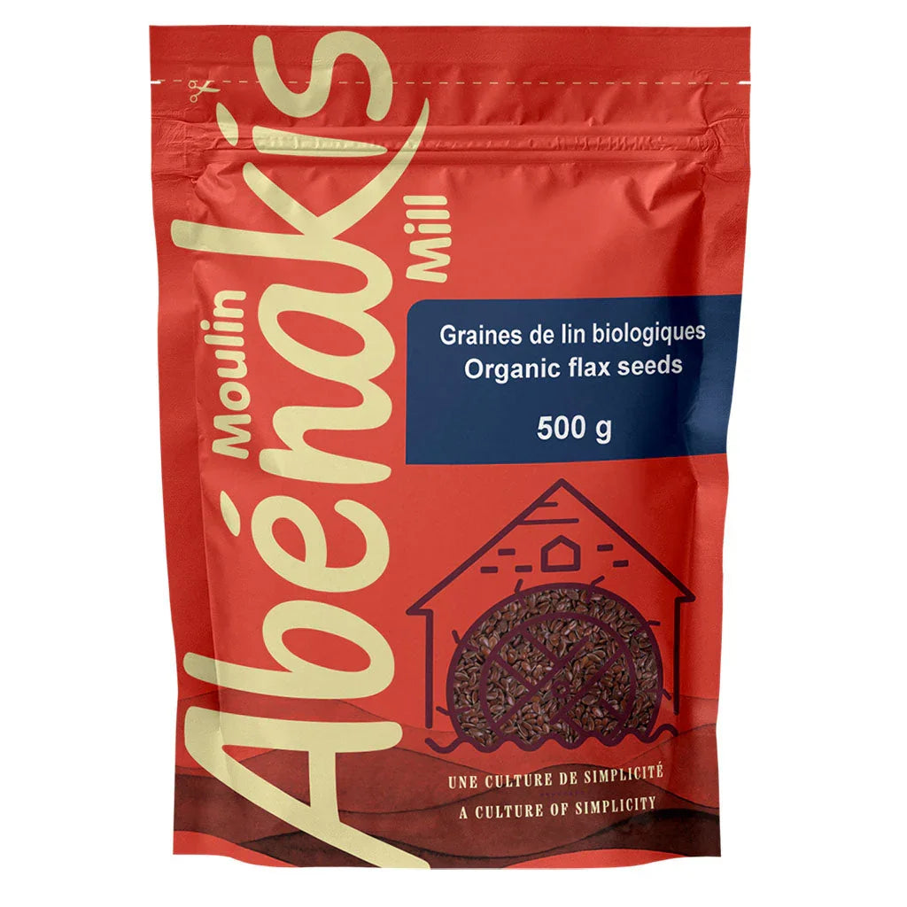 Abenaki mill organic flax seeds 500 g